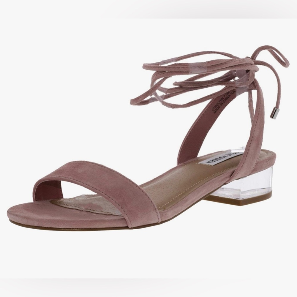 NWT *STEVE MADDEN* Mauve Suede *CAROLYNN* Sandals … Size: 8.5